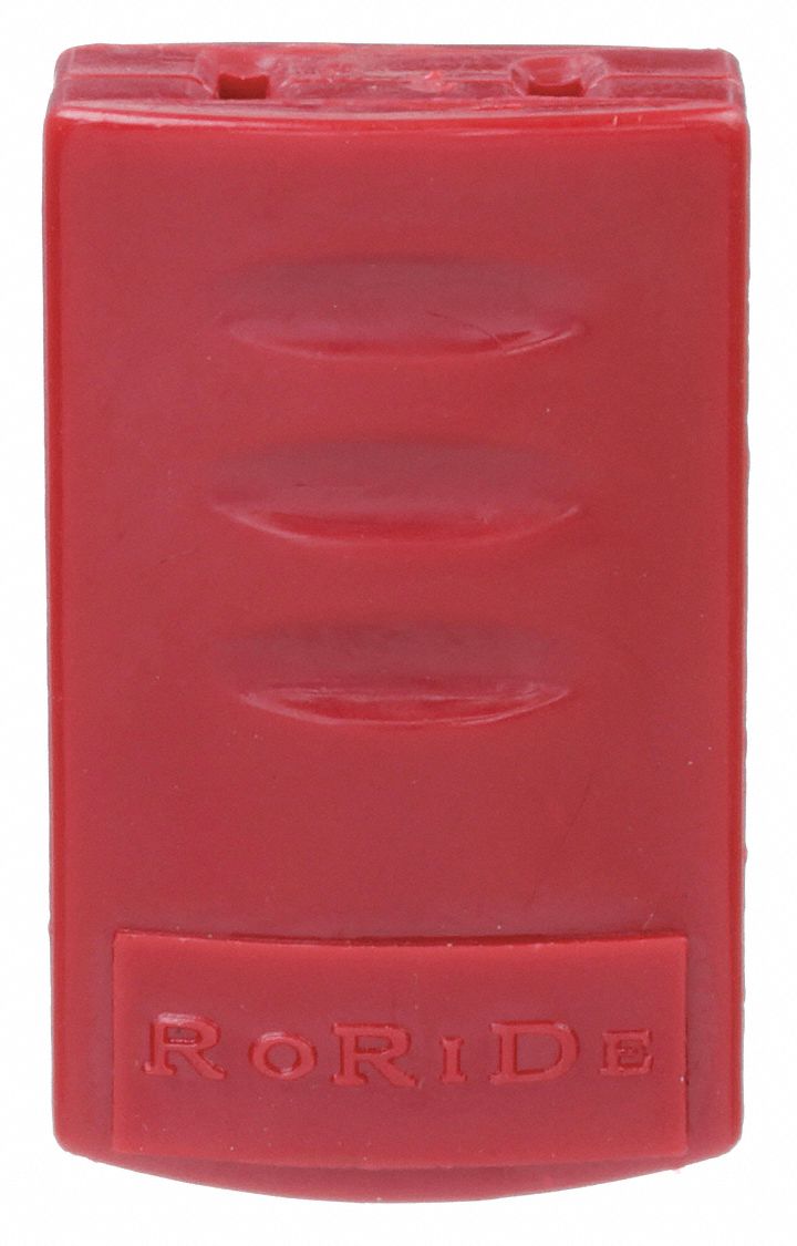 POWER CORD LOCKOUT, FOR 2-PRONG/3-PRONG PLUG TYPE, RED