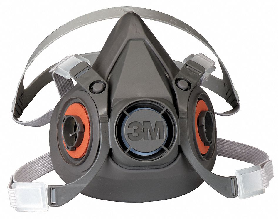 HALF-FACEPIECE RESPIRATOR, REUSABLE, TPE, L, 4-POINT, BAYONET, 1/BAG