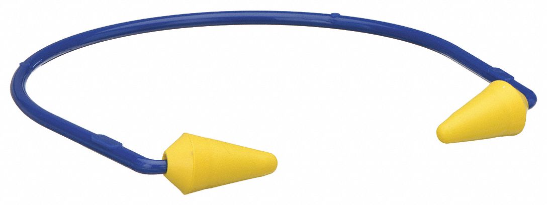 BOUCHONS D'OREILLE, RÉUTILISABLES, MOUSSE/TP/ABS/PVC/SILICONE, M, CONIQUE, 17 DB, BANDE, À ENFONCER, CSA