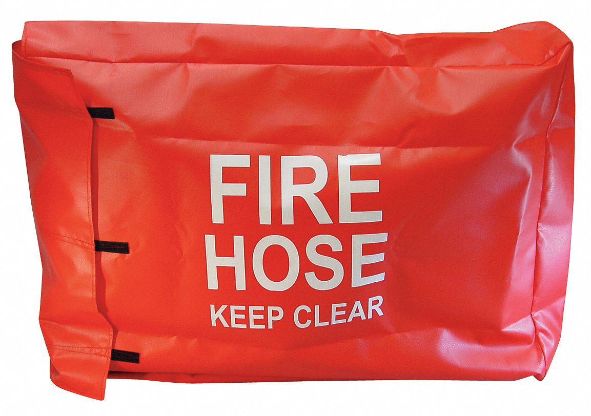 FIRE HOSE COVER,32 IN.L,6 IN.W,RED