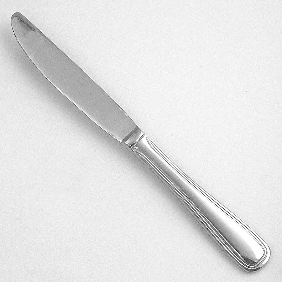 Dinner Knife: Pacific Rim, 18/10, Stainless Steel, 8 1/4 in Overall Lg, Silver