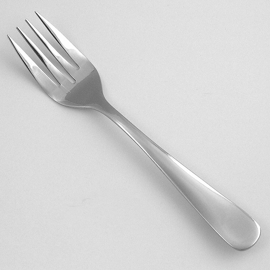 Salad Fork: Windsor Supreme, 18/0, Stainless Steel, 6 1/8 in Overall Lg, Silver
