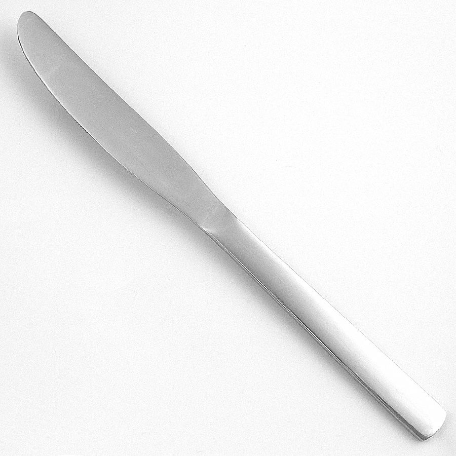 Dinner Knife: Windsor Supreme, 18/0, Stainless Steel, 8 1/4 in Overall Lg, Silver