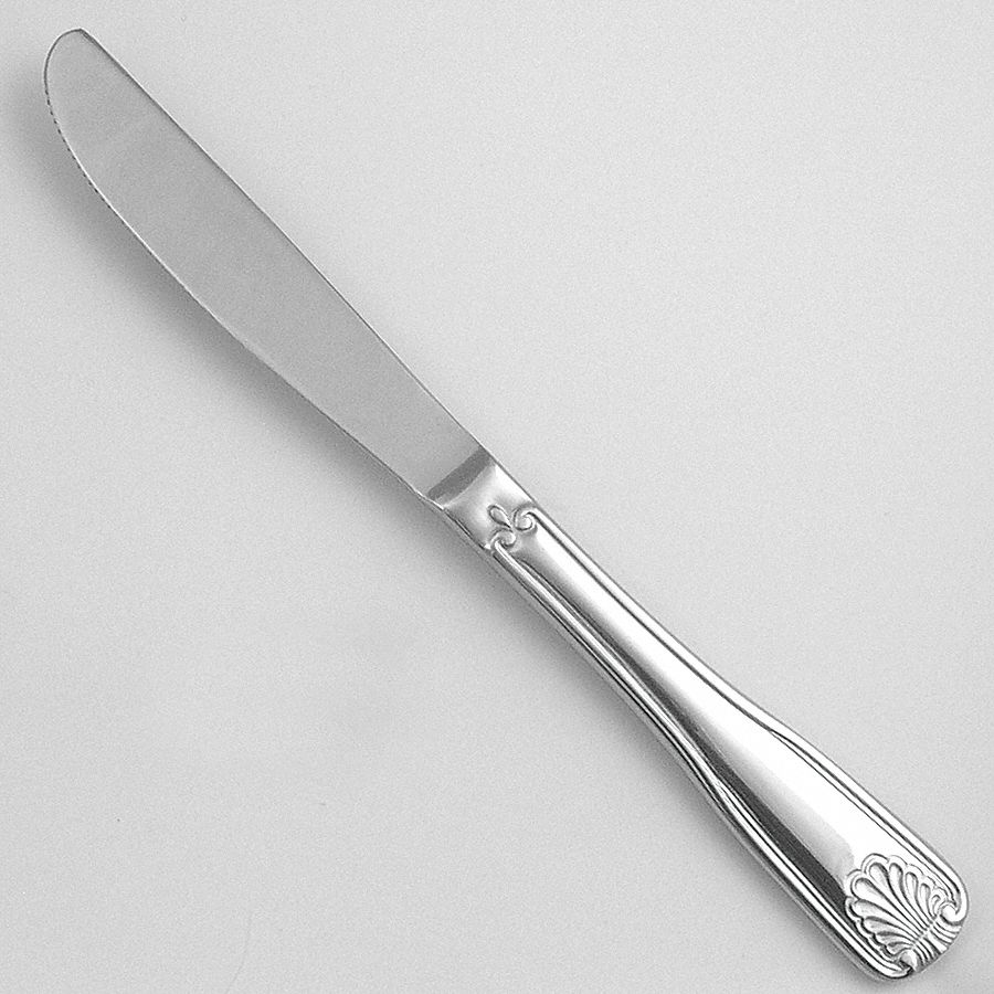 European Knife: Fanfare, 18/0, Stainless Steel, 9 1/4 in Overall Lg, Silver
