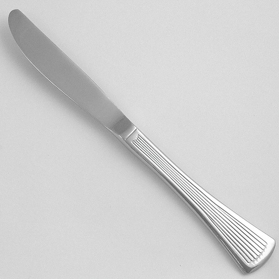 Butter Knife: Bosa Nova, 18/0, Stainless Steel, 7 in Overall Lg, Silver