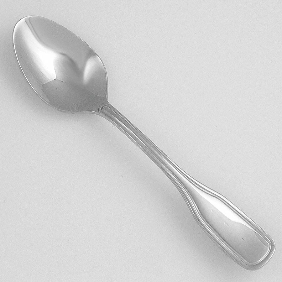 Teaspoon: Saville, 18/0, Stainless Steel, 6 1/4 in Overall Lg, Silver