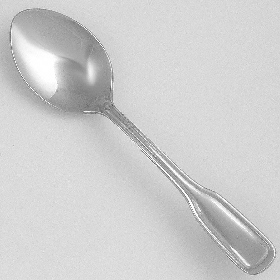 Demitasse Spoon: Saville, 18/0, Stainless Steel, 4 3/4 in Overall Lg, Silver