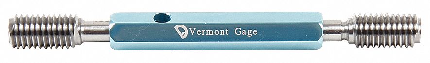 Threaded Plug Gauge Assembly Set: Go/No-Go (Plus/Minus), 1/2"-13 Thread Size, UNC
