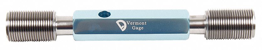 Vermont Gage 141269860 Pack of 2 Plug Gage Assembly 2in.L 0.6986 in dia 