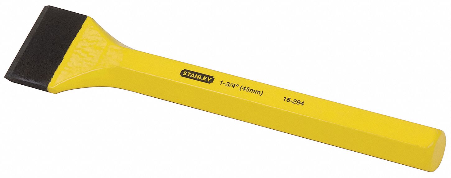 STANLEY Masons Chisel, 13/4 In. x 81/2 In. 6AUF316294 Grainger