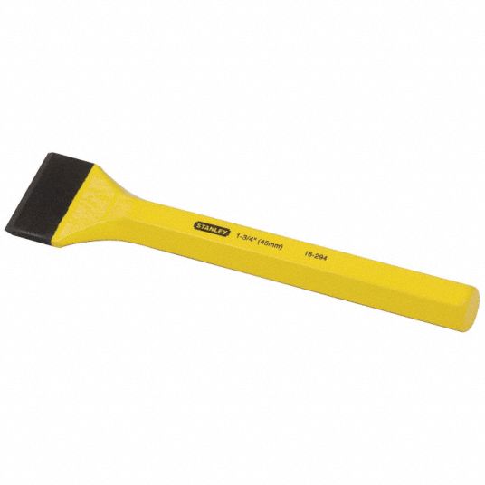 STANLEY Masons Chisel, 13/4 In. x 81/2 In. 6AUF316294 Grainger