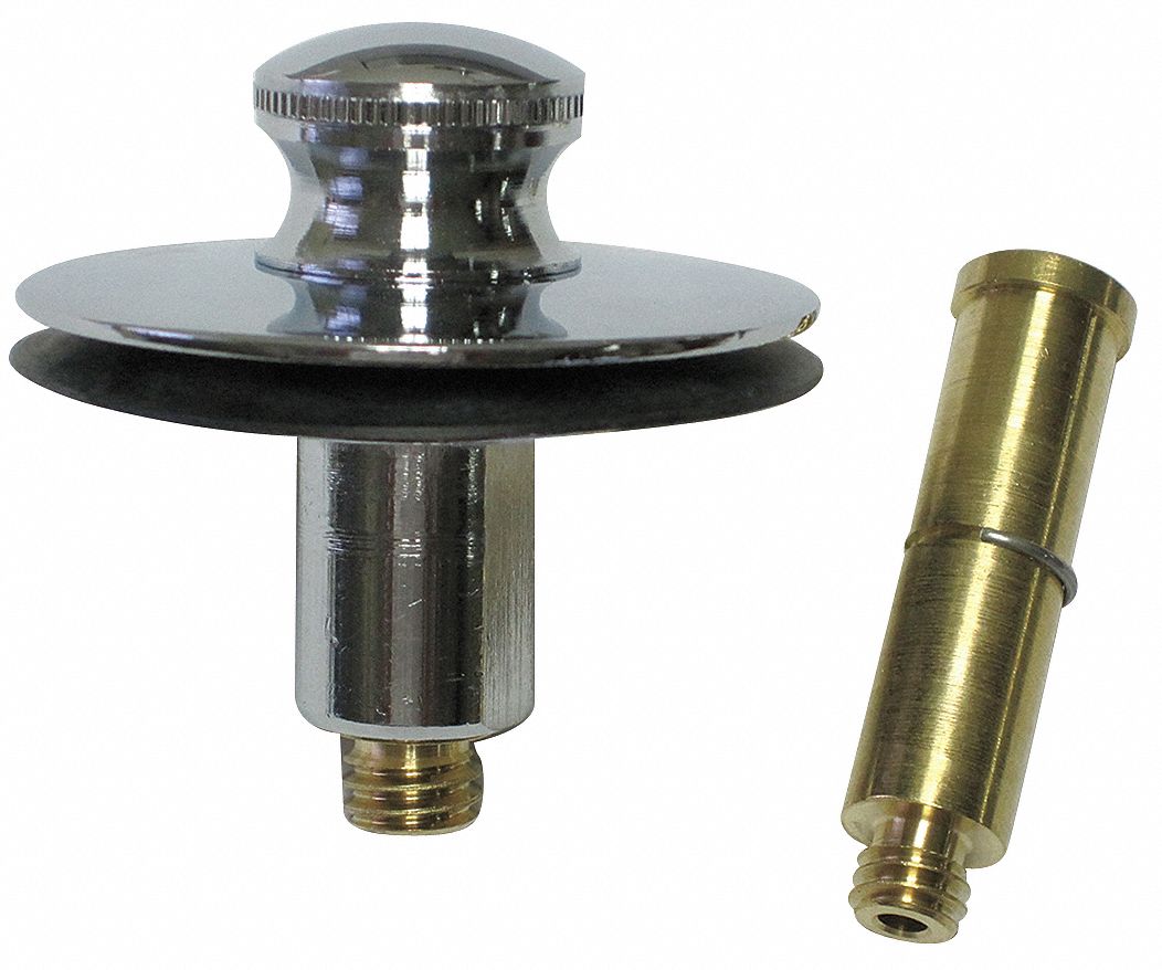 stopper tub watco push pull grainger brass close
