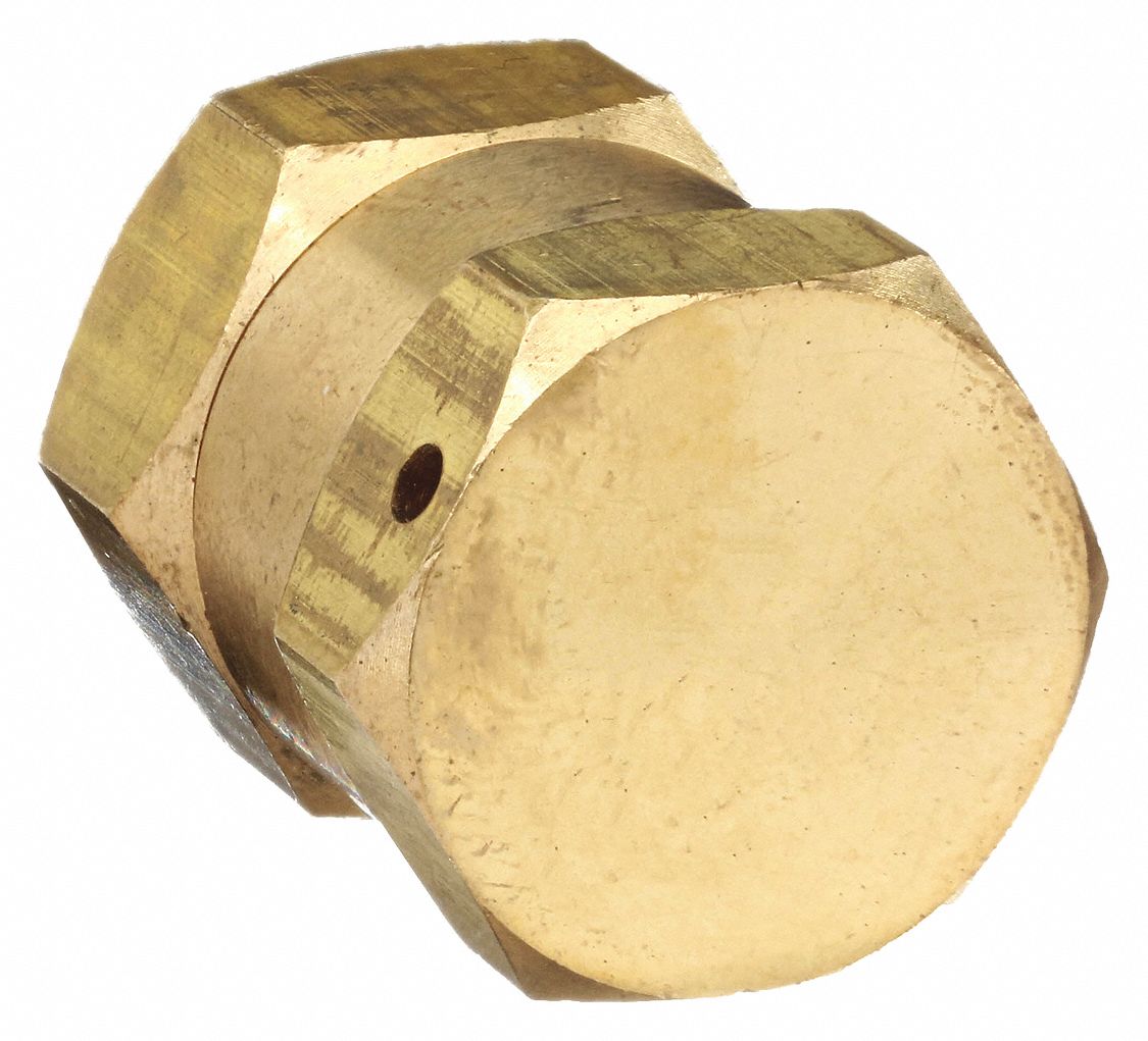 Atmospheric Vacuum Breaker, Steam Service: MNPT, 1/8 in Pipe Size, For Steam Media, Brass