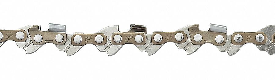 Replacement Saw Chain: 12 in Bar Lg, 5/32 in File Size, 0.05 in Gauge, 3/8 in LP, 45 Links