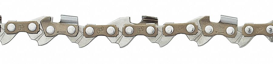 Replacement Saw Chain: 14 in Bar Lg, 5/32 in File Size, 0.05 in Gauge, 3/8 in LP, 49 Links