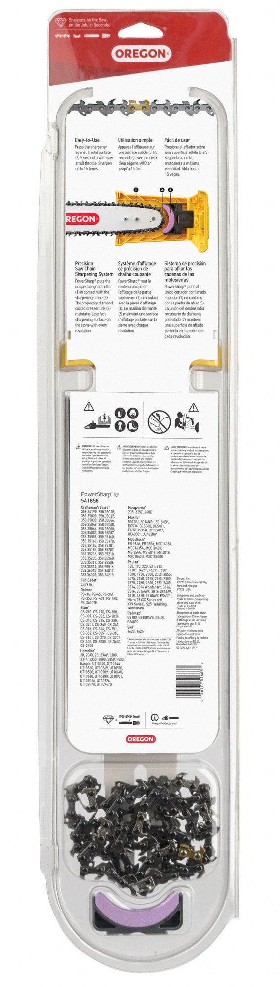 OREGON Chainsaw Sharpener Starter Kit 6AWJ4541656 Grainger