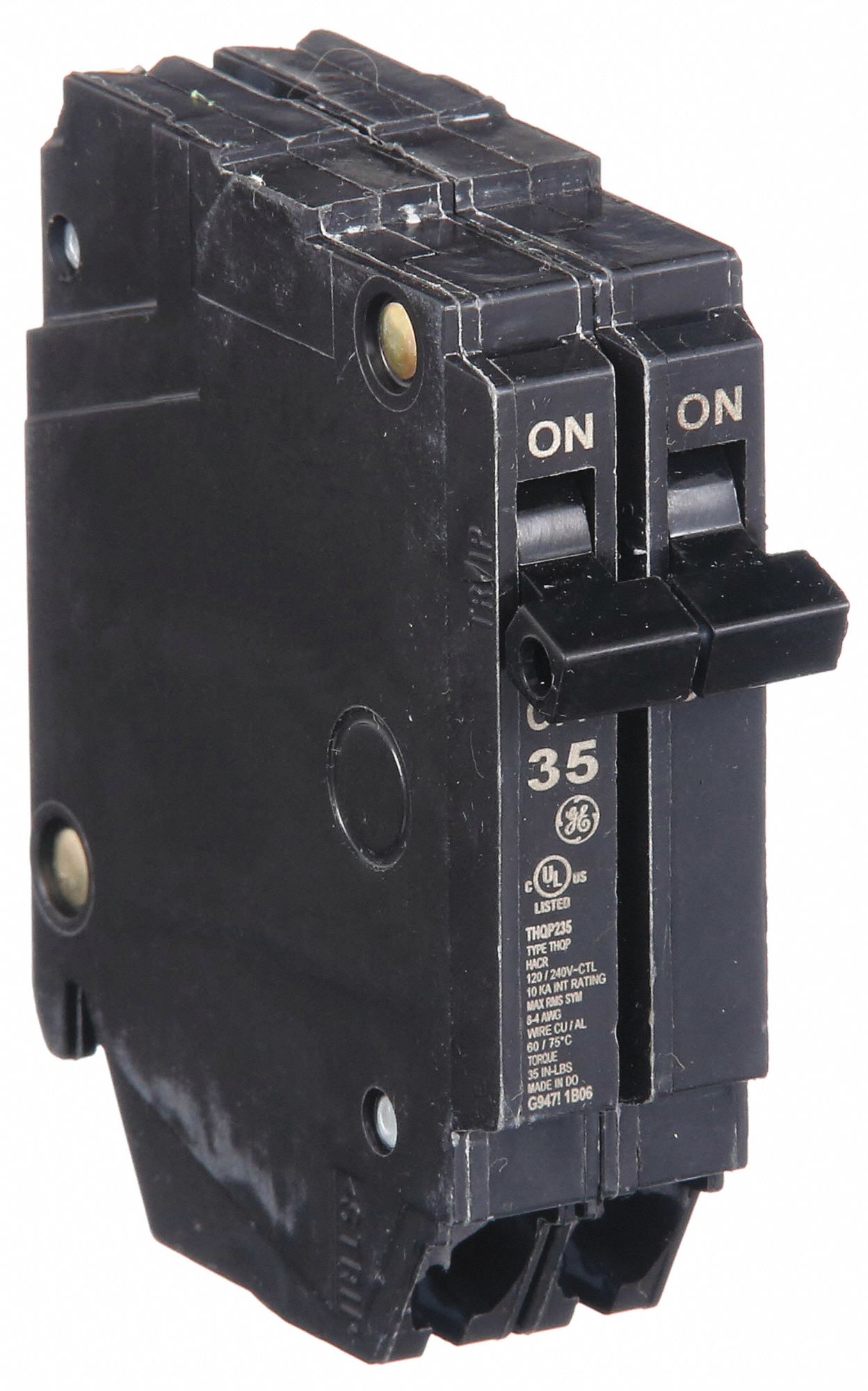 GE, THQP, 35 A, Miniature Circuit Breaker 6AXW4THQP235 Grainger