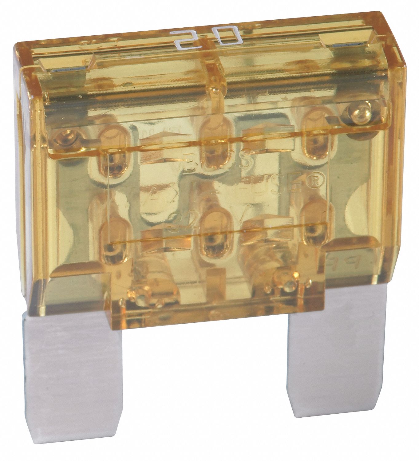 BUSSMANN Automotive Fuse, MAX Series, 20 A, Fast Acting 6AYD8MAX20