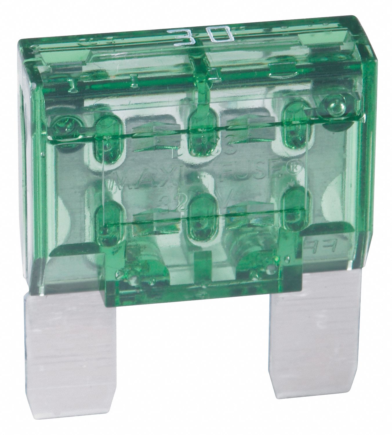 BUSSMANN Automotive Fuse 30 A Amps, 32V DC, Green Color, Nonindicating