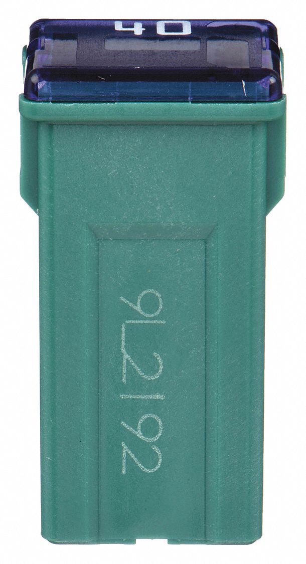Automotive Fuse: FMX Series, Green, Female, Cartridge, Time-Delay, 40 A, 12 V DC