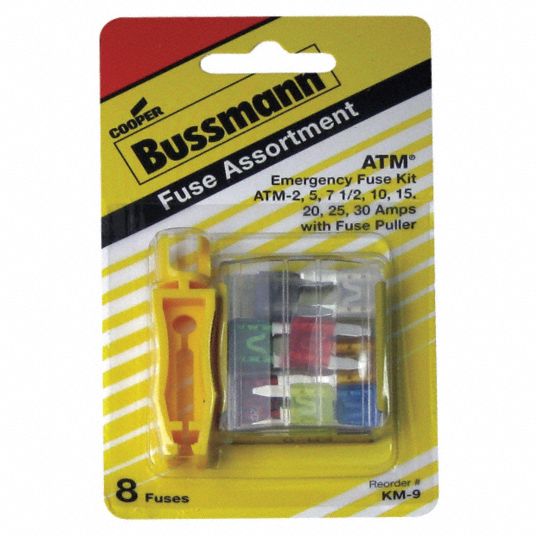 BUSSMANN, ATC/ATM/ATM-LP/FMX/MAX, 372 Fuses Included, Fuse Kit