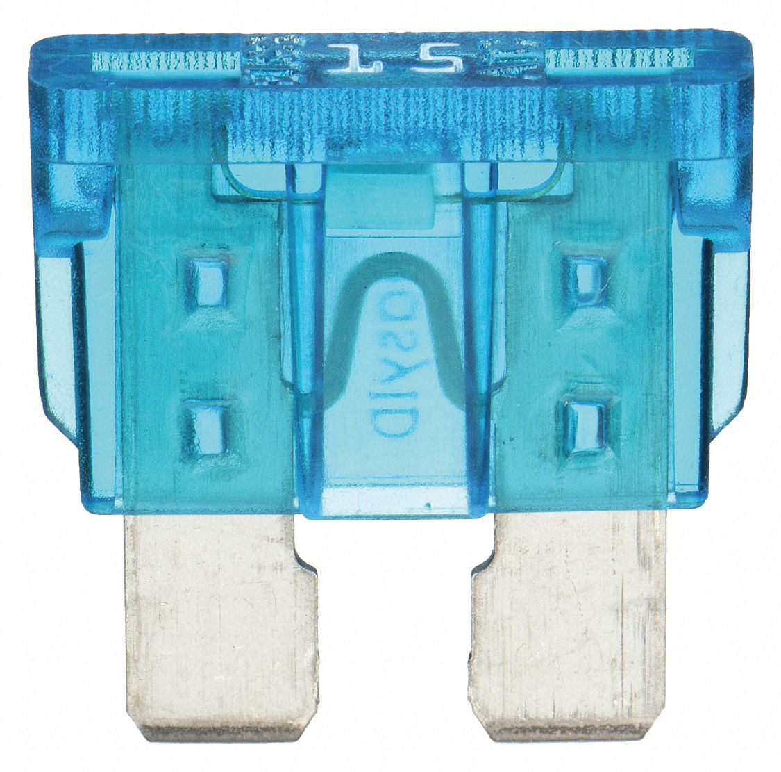 AUTOMOTIVE FUSE, 15 AMPS, 32V DC, BLUE, INDICATING, 2 PK