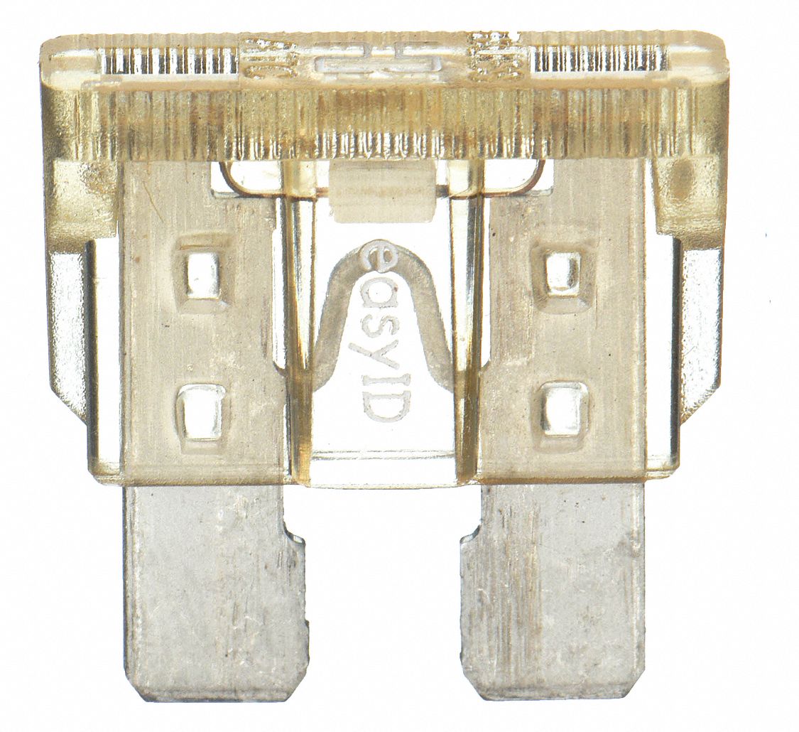 AUTOMOTIVE FUSE, 25 AMPS, 32V DC, CLEAR, INDICATING, 2 PK