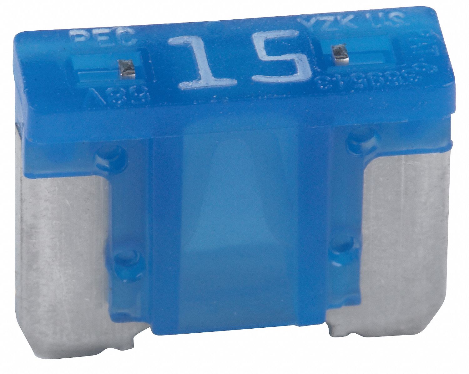 AUTOMOTIVE FUSE, 15 AMPS, 32V DC, BLUE, NONINDICATING, 5 PK