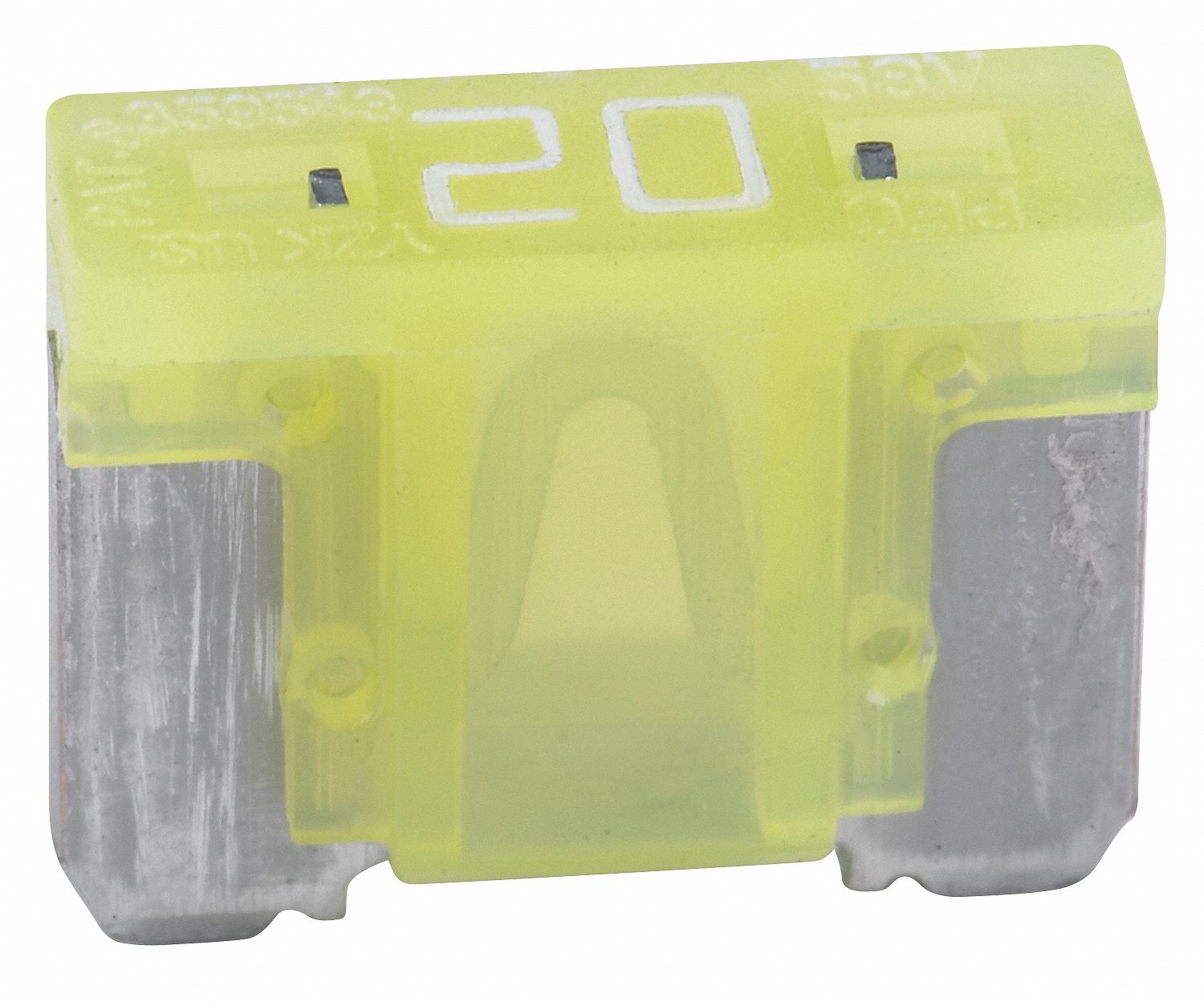 Automotive Fuse: ATM-LP Series, Fast-Acting, 20 A, 32 V DC, Non-Indicating, 5 PK
