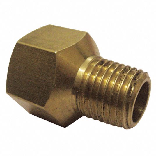 Grainger Approved Reducing Adapter Brass 3 4 In X 1 2 In Fitting Pipe Size Female Nptf X Male Nptf Class 150 6ayy1 6ayy1 Grainger