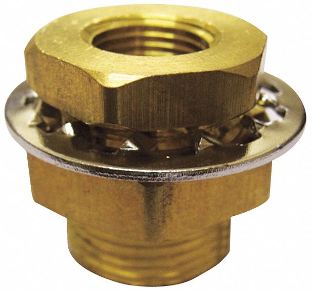 Brass, 1/4 in x 1/4 in Fitting Pipe Size, Union - 6AYY3