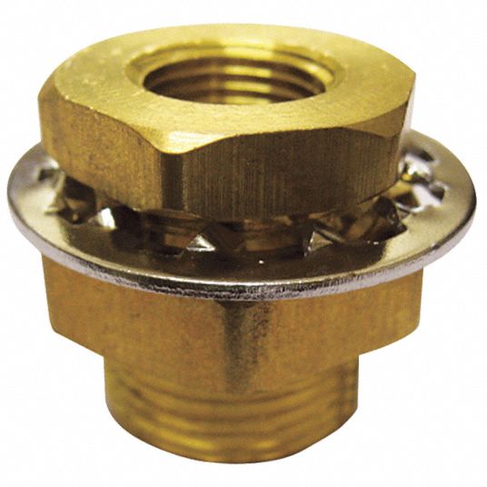 GRAINGER APPROVED Brass Anchor Coupling, FNPT, 1/4 in Pipe Size, 1 EA