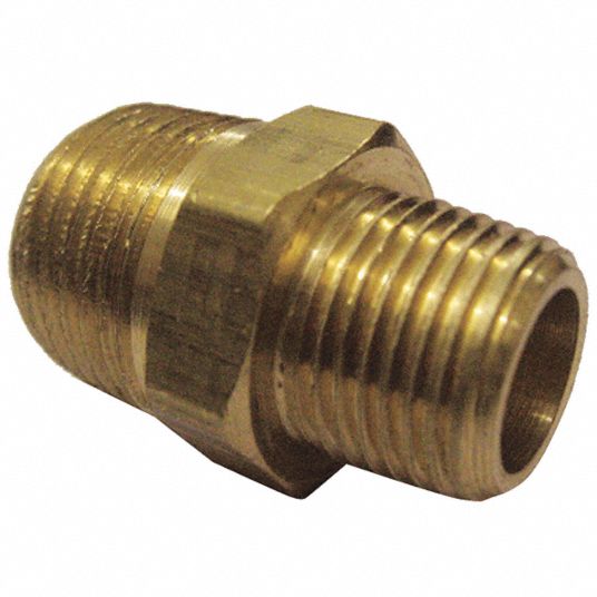 Grainger Approved Brass Reducing Nipple Mnpt 3 4 In X 1 2 In Pipe Size 1 Ea 6azf5 6azf5 Grainger