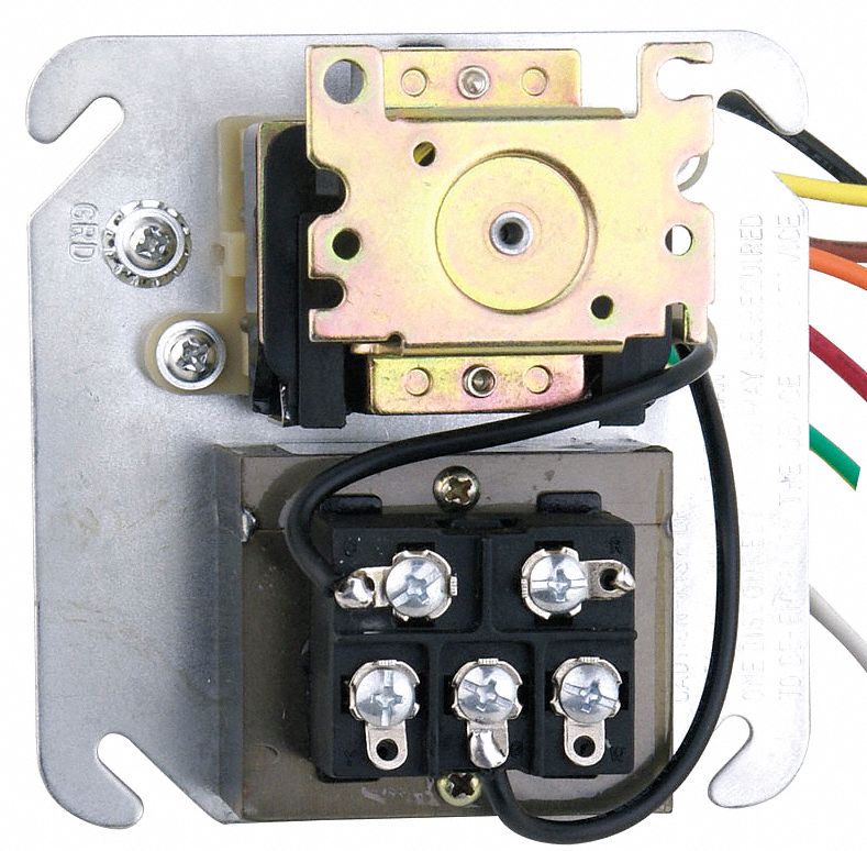 Transformer Relay: 2 Relay, SPST, Normally Closed/Normally Open, 24V AC Coil