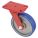 STANDARD PLATE CASTER, 8 IN WHEEL DIA, 1200 LB, 9¾ IN MOUNTING H, SWIVEL CASTER, SOFT