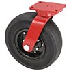 Extra-Heavy-Duty Plate Casters with Flat-Free Wheels