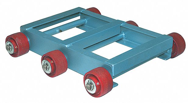 Open-Deck Steel General Purpose Dolly: 5, 000 lb Load Capacity, 24 in x 15 in x 5 5/8 in