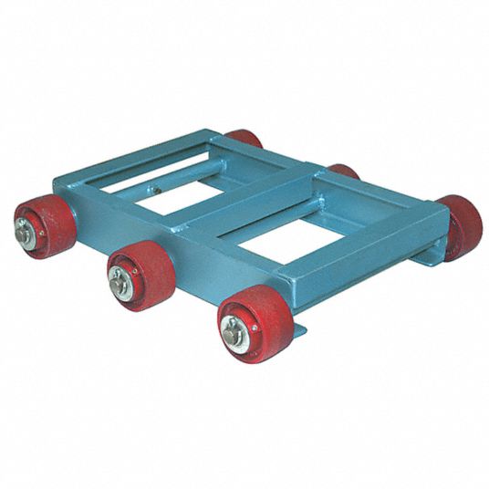 HAMILTON Open-Deck Steel General Purpose Dolly, 5,000 lb Load Capacity ...