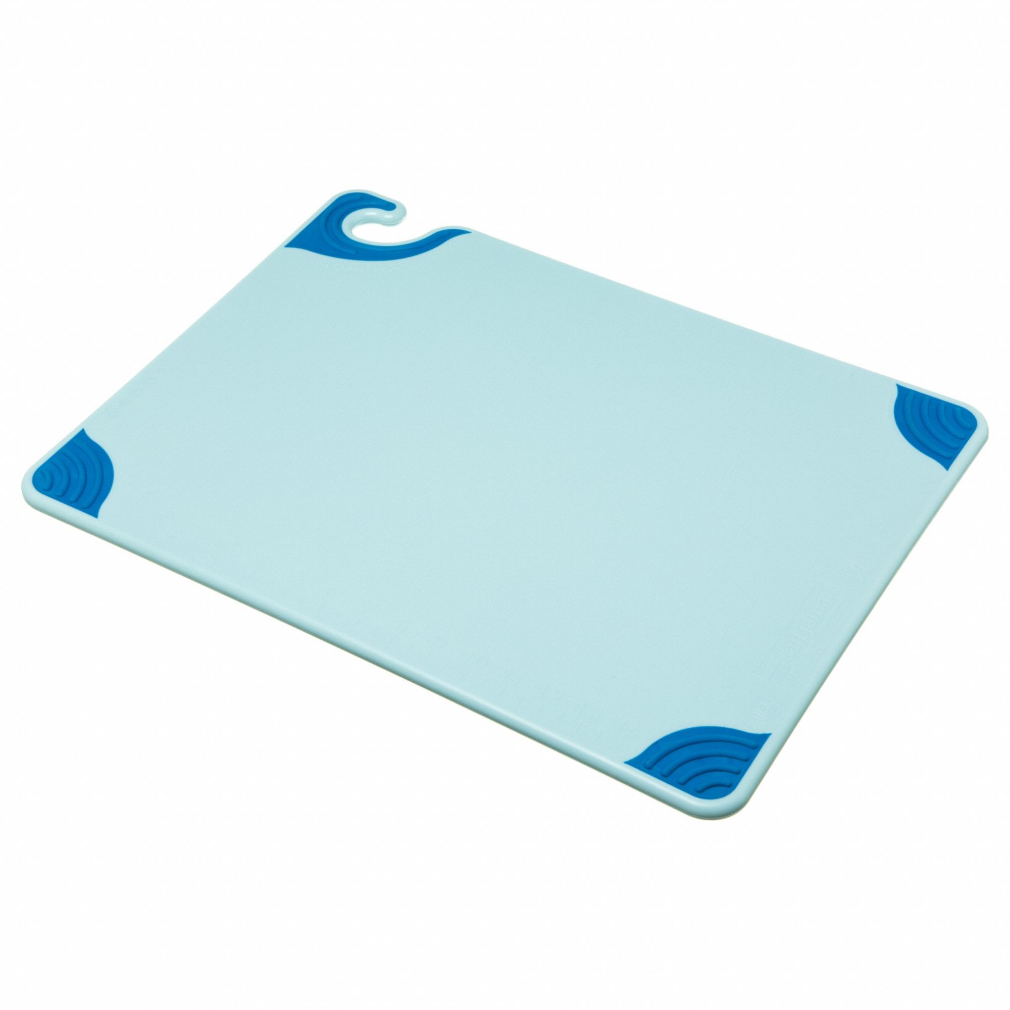 Cutting Board: 20 in Overall Lg, 15 in Overall Wd, Blue, Co-Polymer, NSF Certified