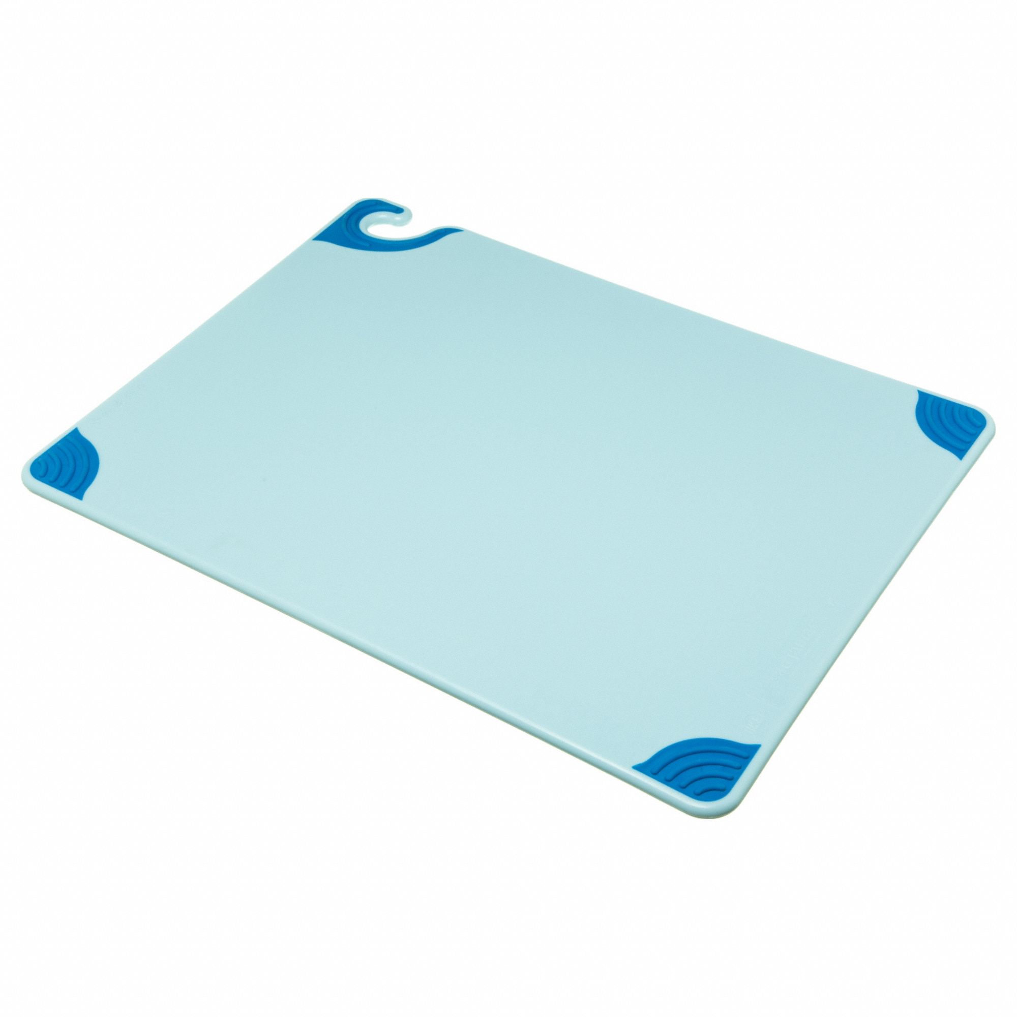 Cutting Board: 24 in Overall Lg, 18 in Overall Wd, Blue, Co-Polymer, NSF Certified