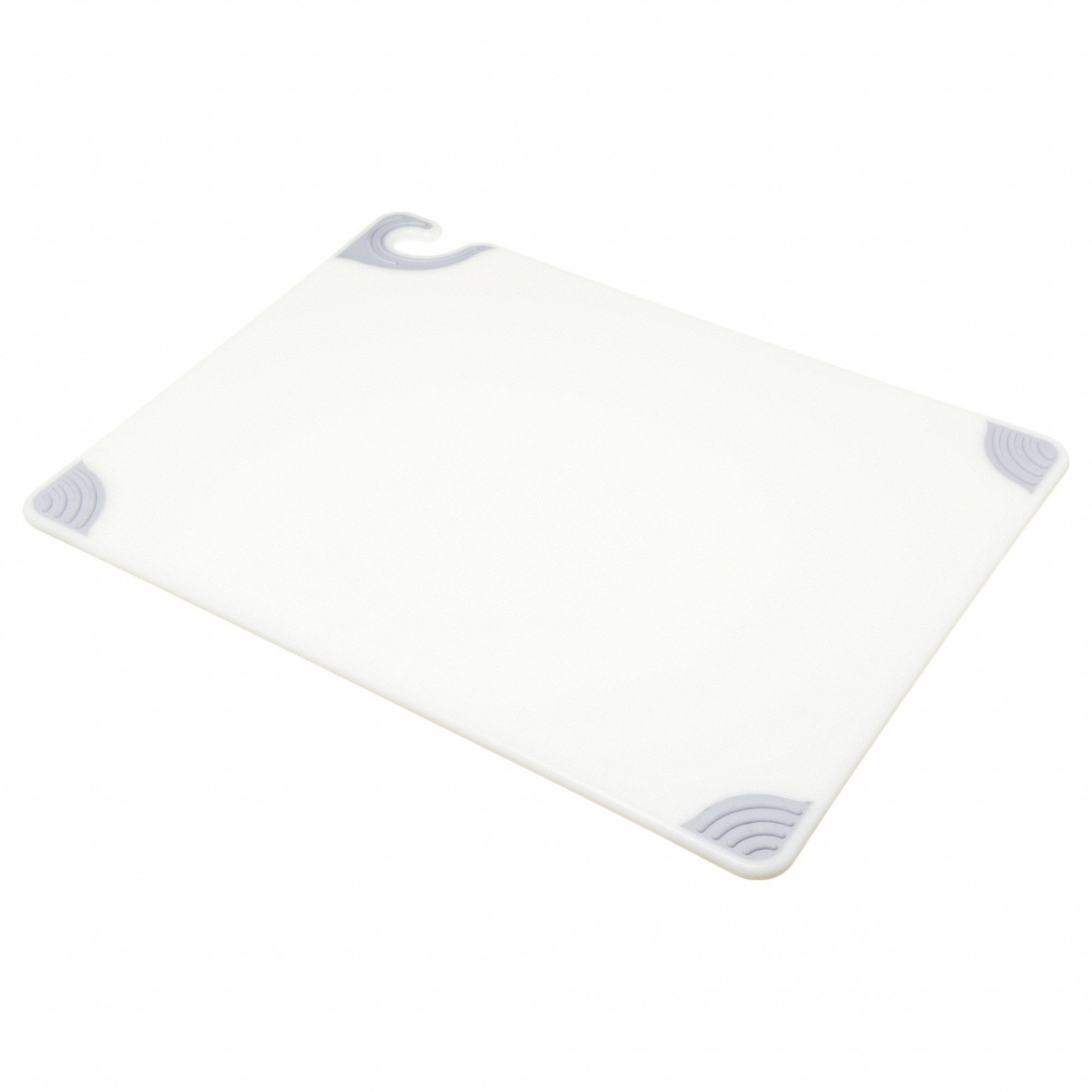 Cutting Board: 24 in Overall Lg, 18 in Overall Wd, White, Co-Polymer, NSF Certified