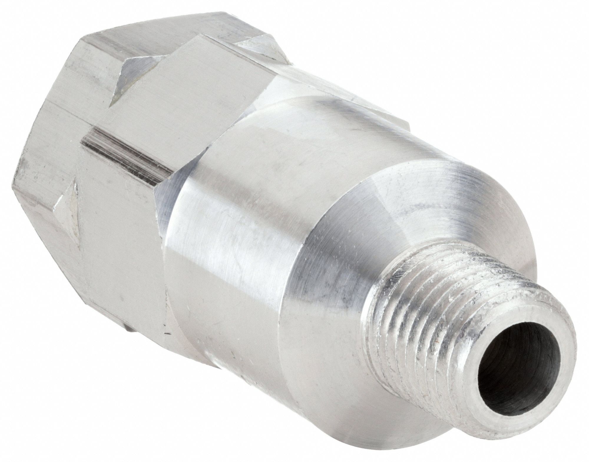 Compressed Air Filter: 1/4 in NPT Inlet, 1/4 in NPT Outlet, 5 micron, 17 cfm, Aluminum