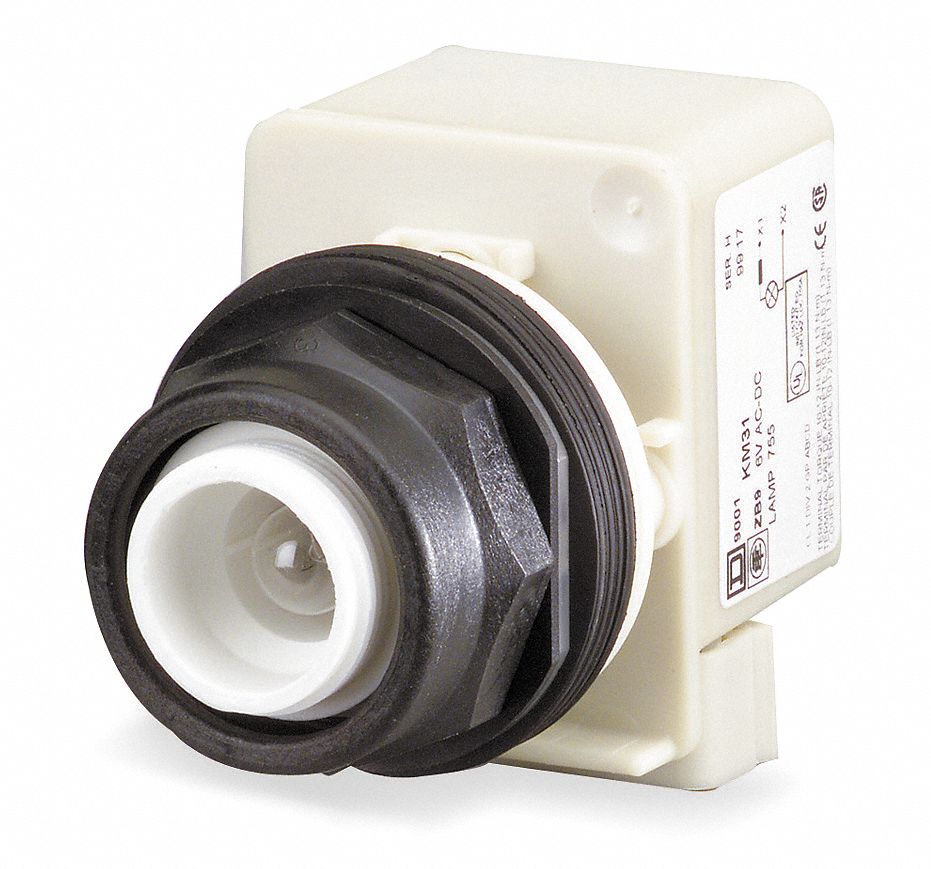 Extended Push Button: 30 mm Mounting Size, Non-Metallic, Momentary