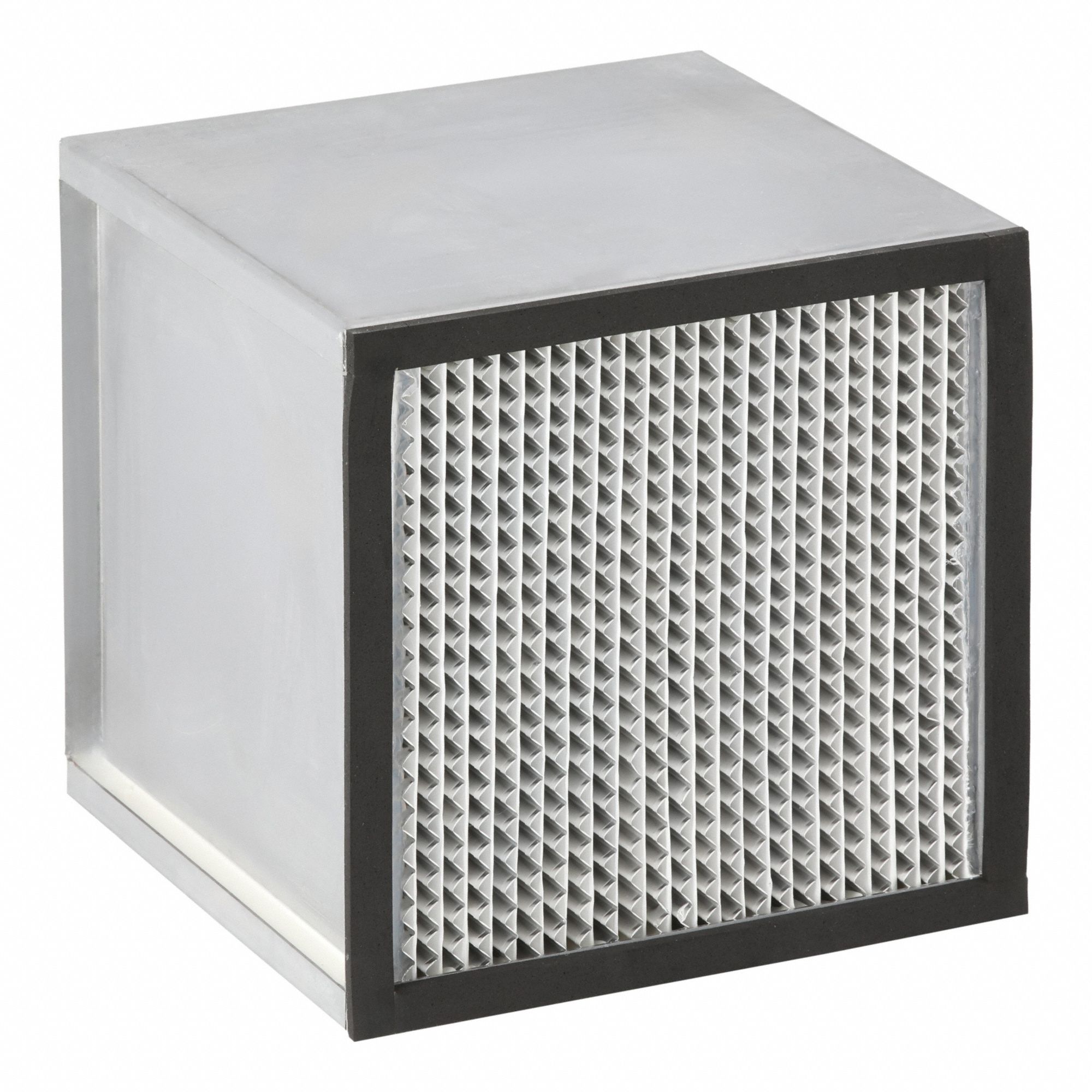 HEPA Air Filter: 12 in x 12 in x 12 in, 95% Filter Efficiency, Downstream Face