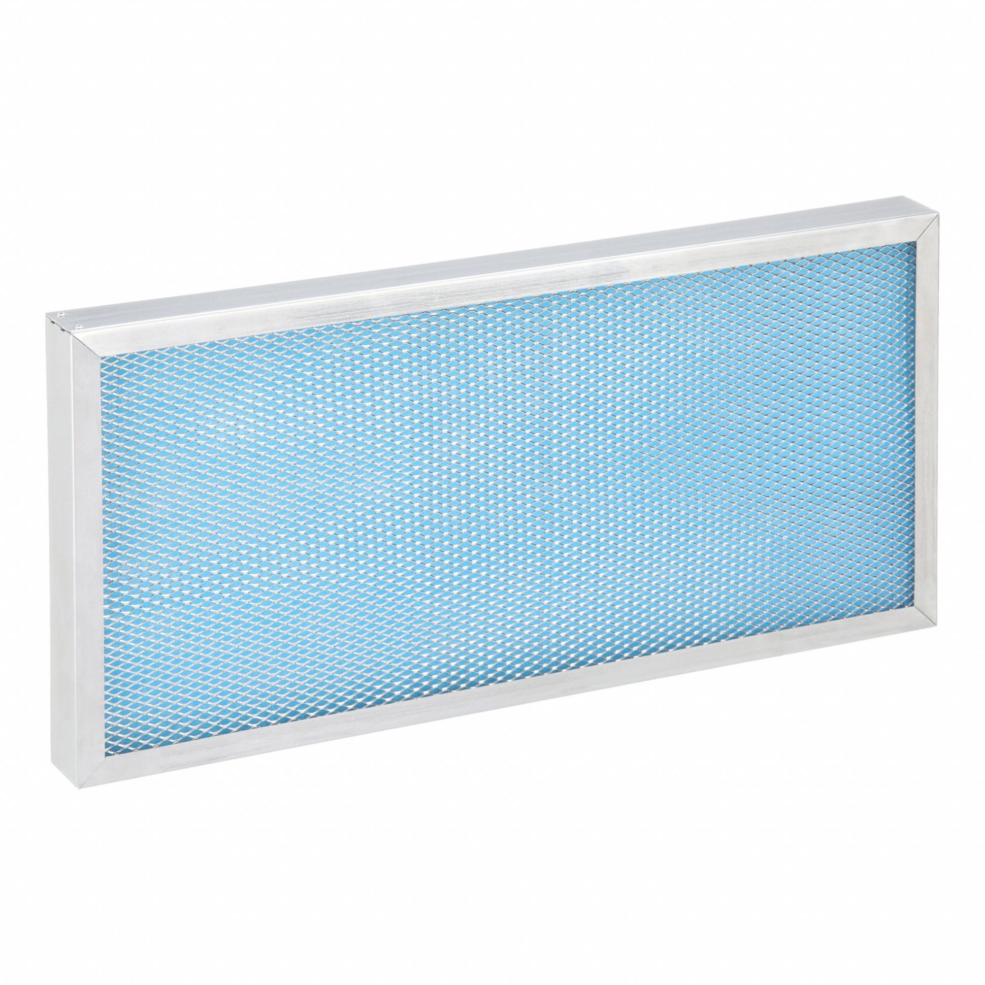 Washable Electrostatic Air Filter: 24 in x 12 in x 2 in, MERV 5, Polypropylene