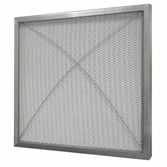 24x24x1 Nominal Filter Size, Galvanized Steel, Filter Pad Holding Frame ...