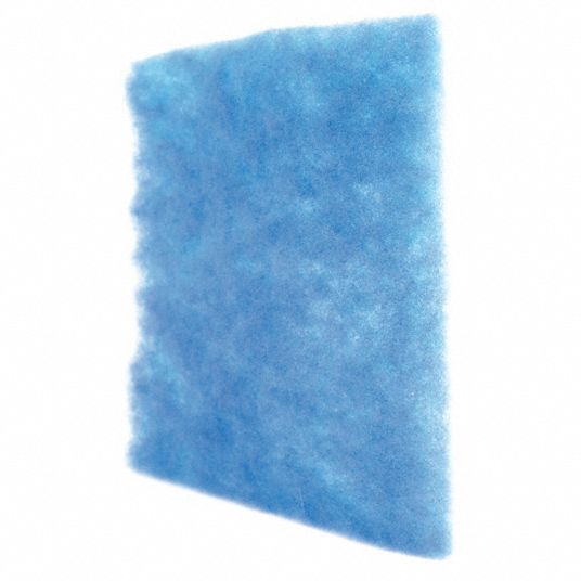 AIR HANDLER Air Filter Pad: 20x20x1/4 Nominal Filter Size, Polyester ...