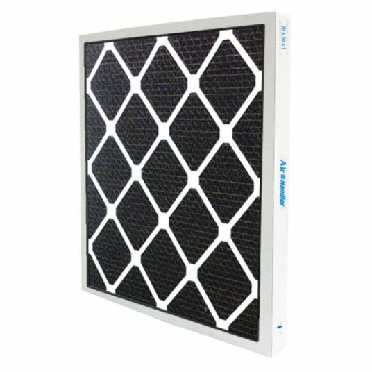 Pleated store carbon filters