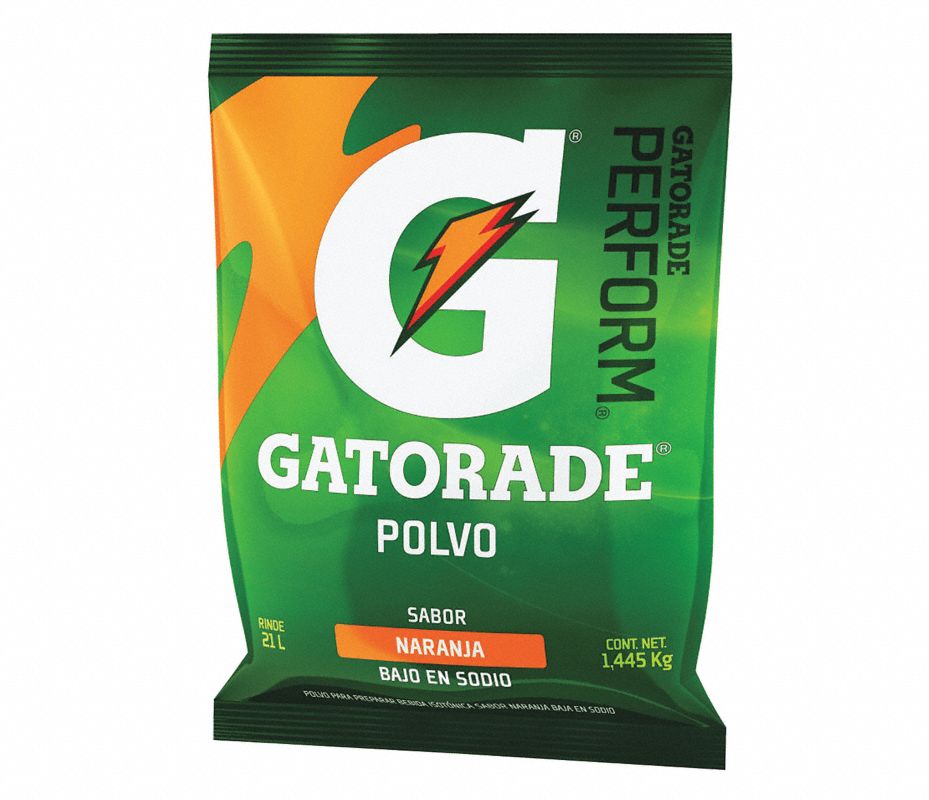 GATORADE Bebida Hidrat.en Polvo,Naranja Bebidas Deportivas y Para