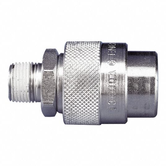ENERPAC Hydraulic Quick Connect Hose Coupling, Socket, High Flow Series, Steel 6BU55CR400